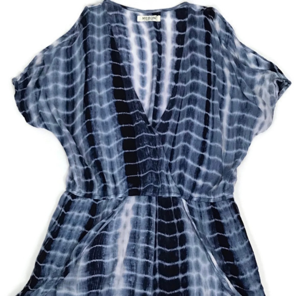 Mebon Romper Size Large  Blue Tie Dye